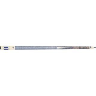 Meucci Cues Pool Cue with Grey Stained Birdseye Maple Forearm