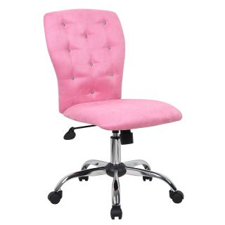 Boss Tiffany Pink Microfiber Chair