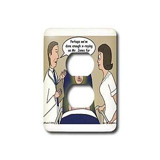 lsp_3801_6 Rich Diesslins Funny General Cartoons   X Ray Overdose   Light Switch Covers   2 plug outlet cover   Outlet Plates  