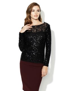 Sequin Embellished Bow Blouse by Notte By Marchesa