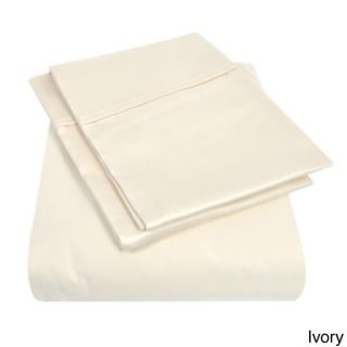 Home Source International Ultra fine Cotton Sheet Set Off White Size Queen