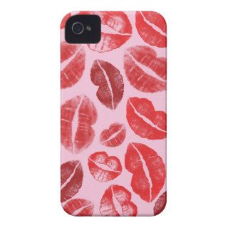 Lipstick Kisses iPhone 4 Cases