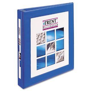 Averyamp;reg;   Framed View Binder With Slant Rings, 1/2amp;quot; Capacity, Royal Blue   Sold As 1 Each   Clean, elegant border on front panel perfectly frames and centers title page for a professional look. 
