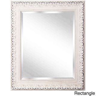American Made Rayne French Victorian White Wall Mirror