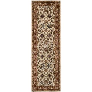 Safavieh Handmade Persian Legend Ivory/ Rust Wool Runner Rug (26 X 8)