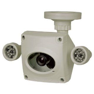 Clover Electronics HDC255 Super High Resolution Indoor/Outdoor Night Vision Cyclops Security Camera   Small (Cream)  Camera Cases  Camera & Photo