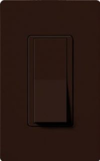 Lutron CA 1PSH BR Claro Accessories Single Pole Switch 15A Brown Brown   Wall Light Switches  