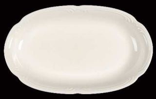 Pfaltzgraff Filigree  Oval Bread Tray, Fine China Dinnerware   Stoneware,Embosse