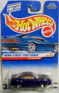 Hot Wheels 1999 First Editions  '99 Mustang 1/64 scale (2 of 26 Collector #909) Toys & Games