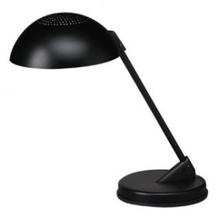 LEDL563MB   Ledu Incandescent Desk Lamp with Vented Dome Shade   Electric Desk Lamp  
