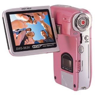 DXG 563V 5.1 MP Digital Camcorder (Pink)  Camera & Photo