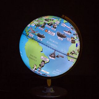second world war light up globe by globee