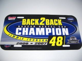 Jimmie Johnson License plates  Other Products  