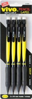 Vivo Grip Mechanical Pencils, Refillable, 0.7 mm, 4 pack, 50714 