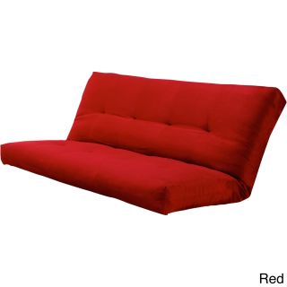 Kodiak Furniture Suedette Full size Solid Futon Cover Red Size Full