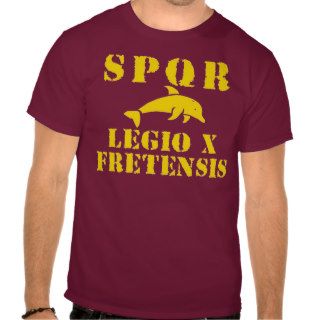 Octavian/Augustus' 10th Fretensis Legion (Dolphin) T Shirt