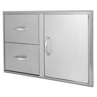 Blaze 32 inch Stainless Steel Access Door And Double Drawers