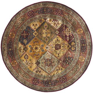Safavieh Handmade Persian Legend Red/ Rust Wool Rug (8 Round)