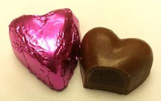 romeo heart shaped belgian chocolates by martin's chocolatier