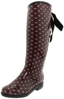 dv Women's Victoria Plaid Rain Boot Shoes