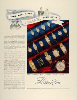 1936 Ad Hamilton Watch Wristwatch Lancaster PA Watches   Original Print Ad  