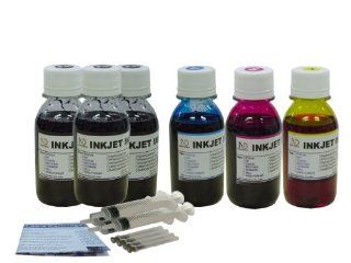 600 ml HP Printer 920 XL 564 XL Cartridge Ink Refill Kit Color  Black with 4 refill syringe