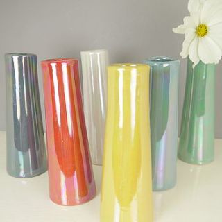 set of six single stem vases by deservedly so
