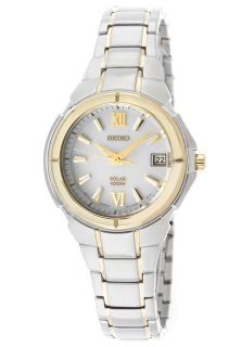 Seiko SUT022  Watches,Womens White Dial Stainless Steel, Casual Seiko Solar Watches