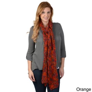 Journee Collection Womens Patterned Knit Scarf