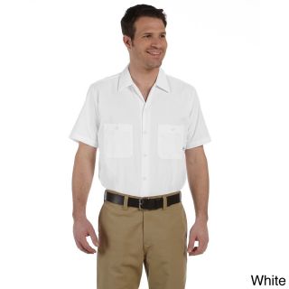 Dickies Mens Industrial Short Sleeve Work Shirt White Size XXL