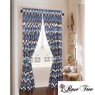 Rose Tree Rose Tree New Haven 86 inch Curtain Panel Pair Blue Size 50 X 84