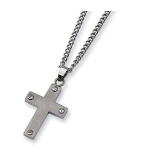 Titanium Cross Necklace TBN101 22 Jewelry