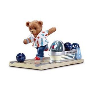 Teddy Lanes "It's ALL in the Delivery" Bowling Bear Figurine  Collectible Figurines  