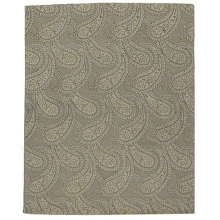Hand tufted Floral Wool Area Rug (8 X 10)
