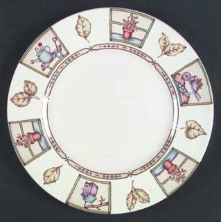 Coventry (PTS) Country Garden Dinner Plate, Fine China Dinnerware   Flower Pots,