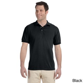Jerzees Mens Heavyweight Blend Jersey Polo Shirt Black Size XXL