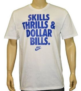 Nike Men's Skills Thrills Dollar Bills Shirt White XL  Fashion T Shirts  Sports & Outdoors