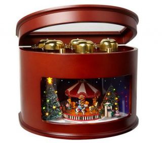 Mr. Christmas 75th Anniversar Grand Animated Symphony of Bells Music Box —
