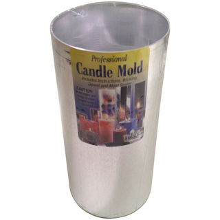 Aluminum Seamless Candle Mold round 3x6 1/2in