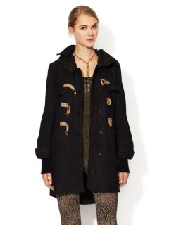 Toggle Button Duffle Coat by Free People