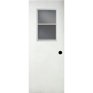 ReliaBilt 36 in x 80 in Half Lite Composite Wood Door