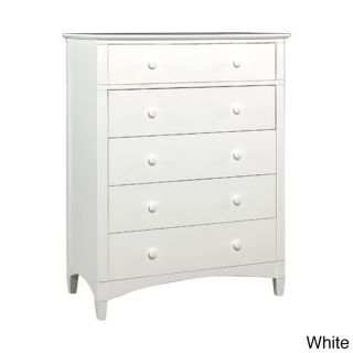 Bolton Furniture Bolton Essex 5 drawer Chest Of Drawers White Size 5 drawer