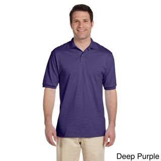 Jerzees Jerzees Mens 50/50 Spotsheild Jersey Polo Shirt Purple Size XXL