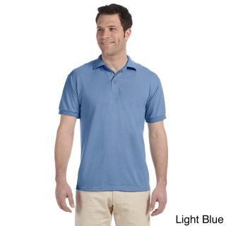 Jerzees Mens Heavyweight Blend Jersey Polo Shirt Blue Size XXL