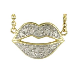 ct t w diamond lips pendant in 10k gold orig $ 249 00 174 30