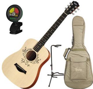 Taylor TSBT Taylor Swift Baby Taylor Acoustic Guitar w/Gig Bag, Tuner, and Stand Musical Instruments