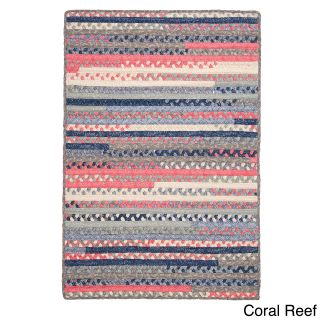 Perfect Stitch Multicolor Braided Cotton blend Rug (3 X 5)