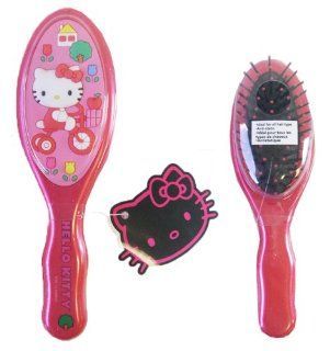 Sanrio Hello Kitty Bicycle Hair Brush   Girls Hello Kitty Hairbrush Pink Health & Personal Care