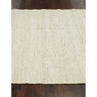 Nuloom Flatweave Textured White Seagrass Rug (5 X 8)