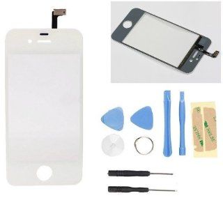 Touch Screen Glass Digitizer Replacement for iPhone 4S White   For All Carriers Cell Phones & Accessories